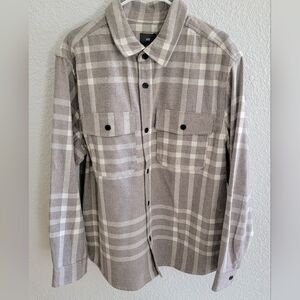 Brand New Long Sleeve Checked Overshirt
